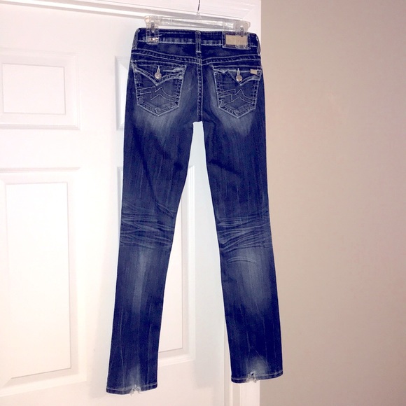 Miss Me Jeans, Irene Straight, Size 27 - Picture 2 of 7